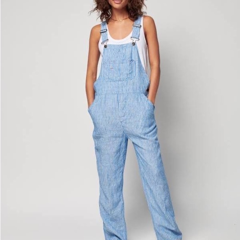 Faherty Linen Mechanic Overall